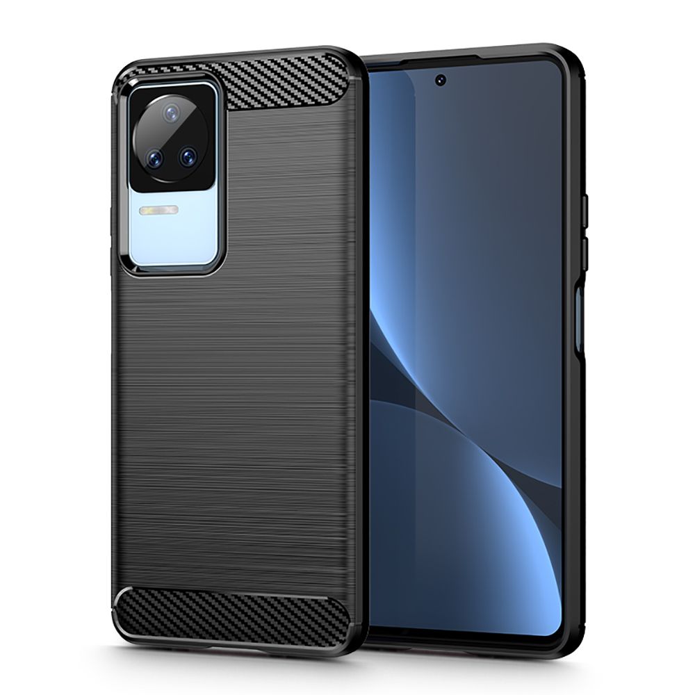 Pokrowiec etui Tech-Protect TPU Carbon 5g czarne Xiaomi Poco F4