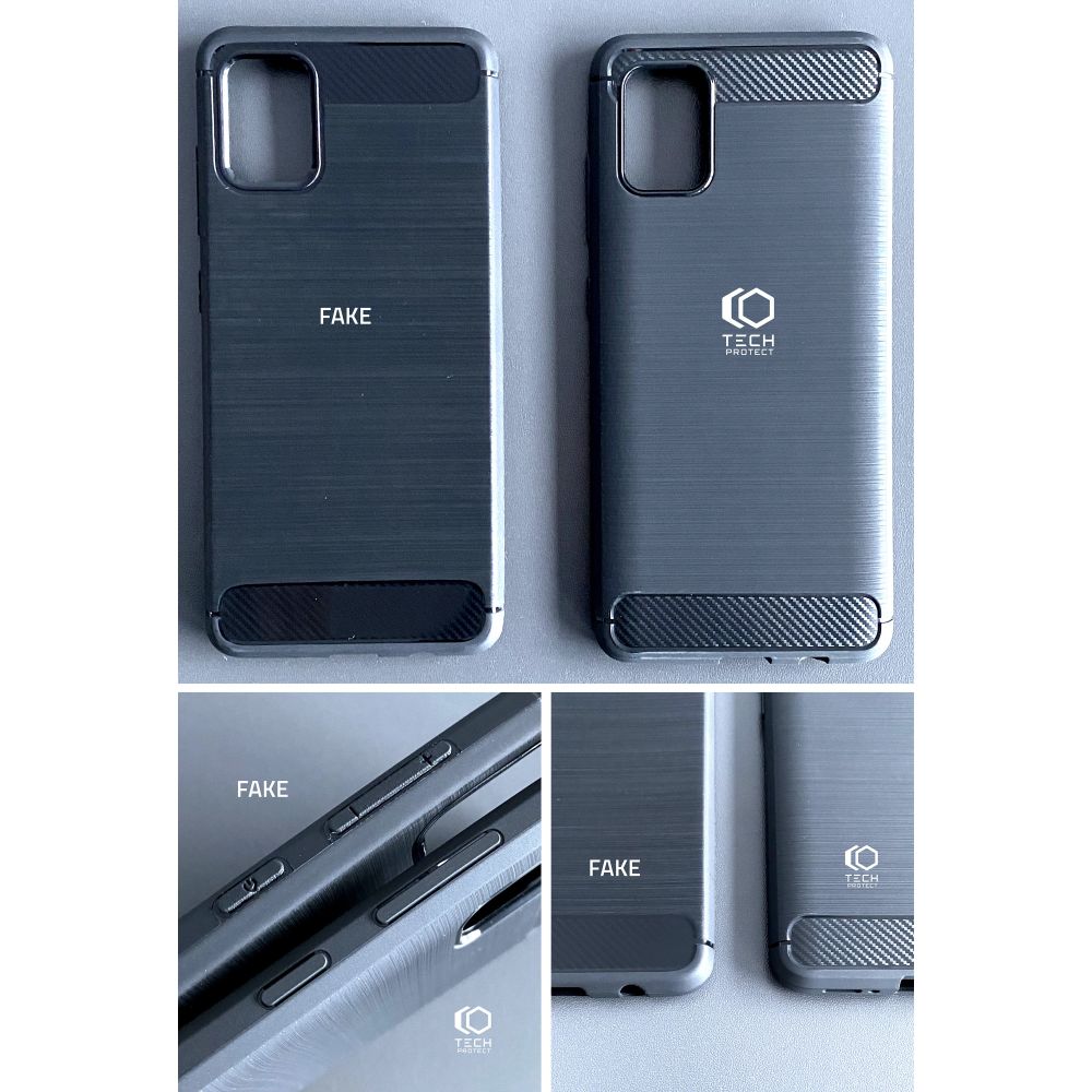 Pokrowiec etui Tech-Protect TPU Carbon 5g czarne Xiaomi Poco F4 / 8