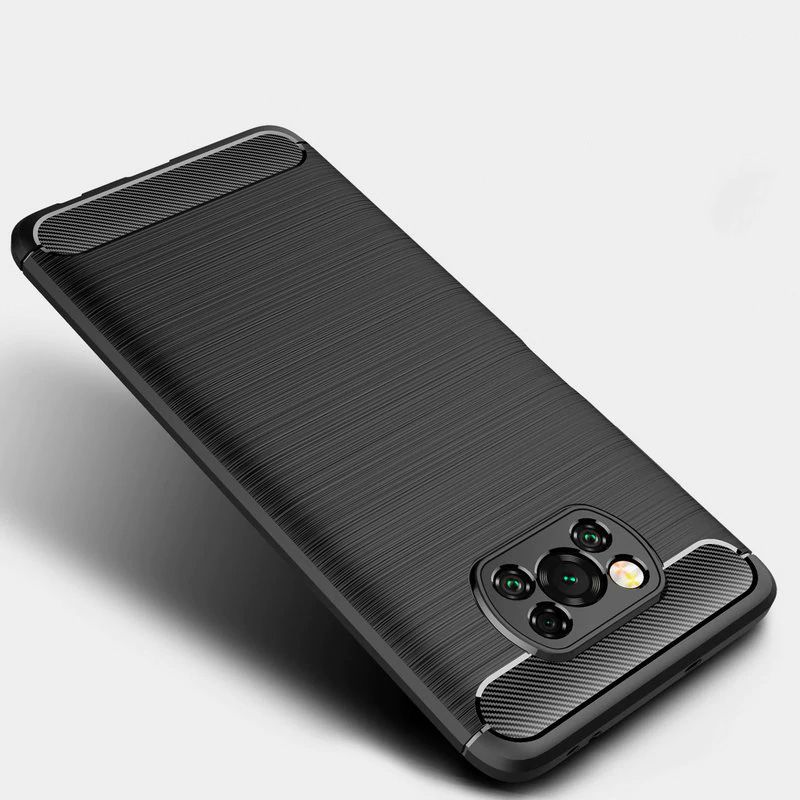 Pokrowiec etui Tech-Protect TPU Carbon Czarne SAMSUNG Galaxy S9 / 8