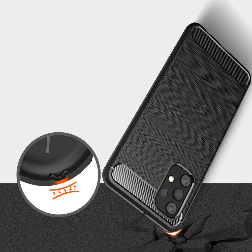 Pokrowiec etui Tech-Protect TPU Carbon czarne HTC Desire 20+ / 6