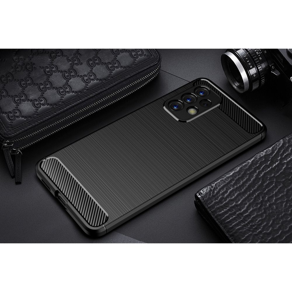 Pokrowiec etui Tech-Protect TPU Carbon czarne SAMSUNG Galaxy A53 5G / 9