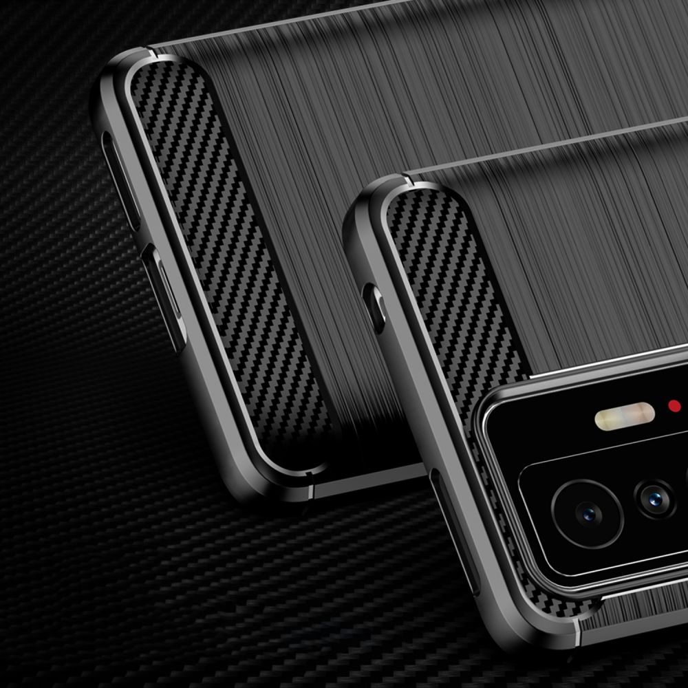 Pokrowiec etui Tech-Protect TPU Carbon czarne Xiaomi 11T / 2