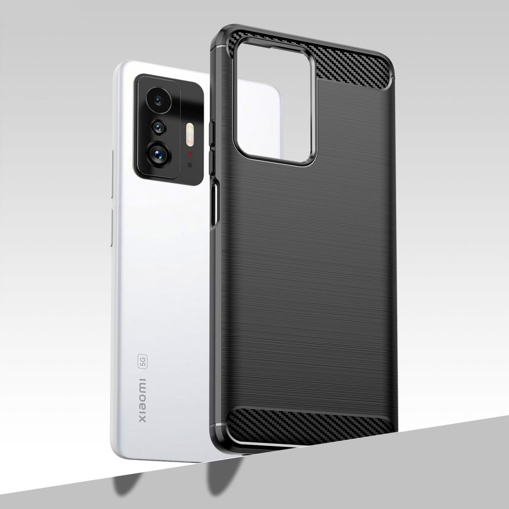 Pokrowiec etui Tech-Protect TPU Carbon czarne Xiaomi 11T / 4