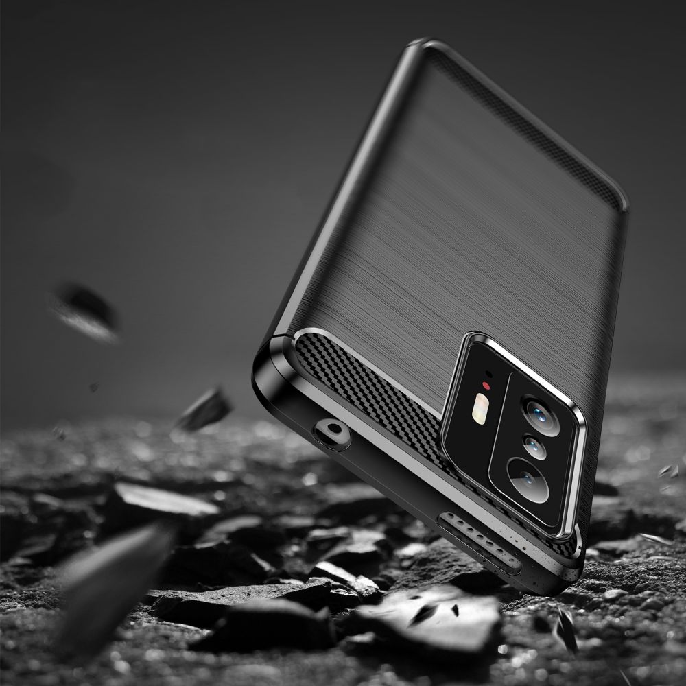 Pokrowiec etui Tech-Protect TPU Carbon czarne Xiaomi 11T / 5