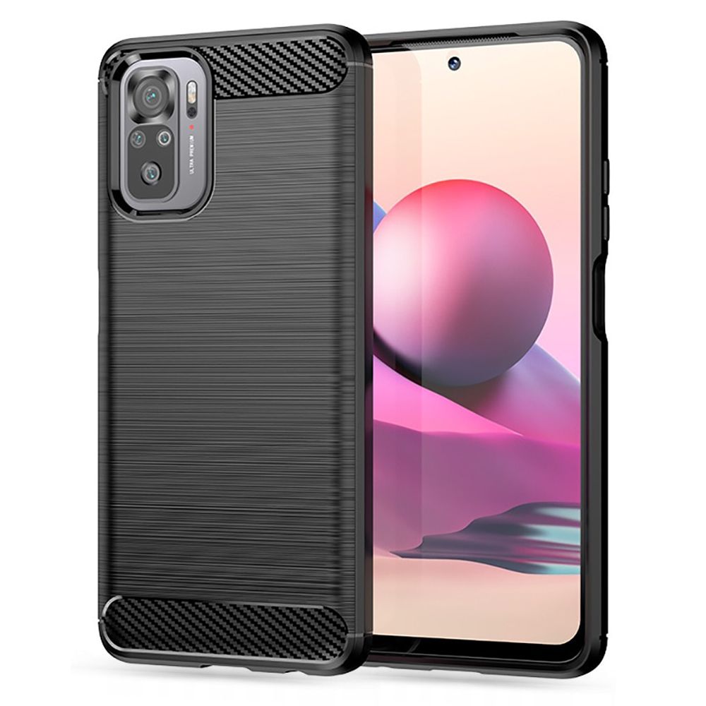 Pokrowiec etui Tech-Protect TPU Carbon czarne Xiaomi POCO M5s