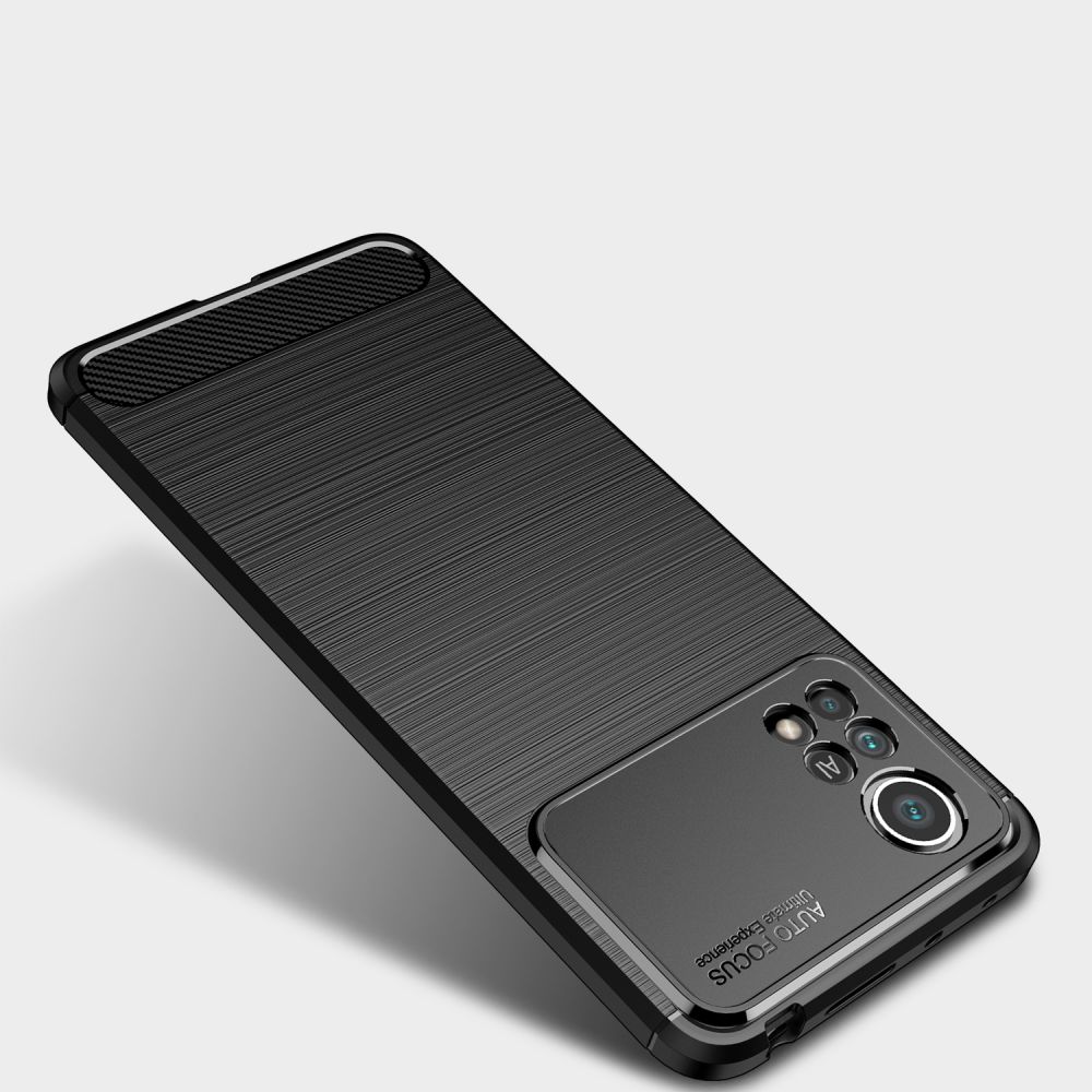 Pokrowiec etui Tech-Protect TPU Carbon czarne Xiaomi POCO X4 Pro 5G / 2