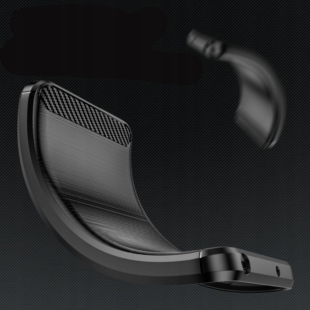Pokrowiec etui Tech-Protect TPU Carbon czarne Xiaomi Poco X5 5G / 6