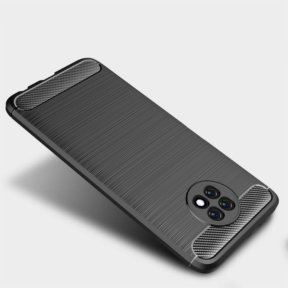 Pokrowiec etui Tech-Protect TPU Carbon czarne Xiaomi Redmi Note 9T / 2