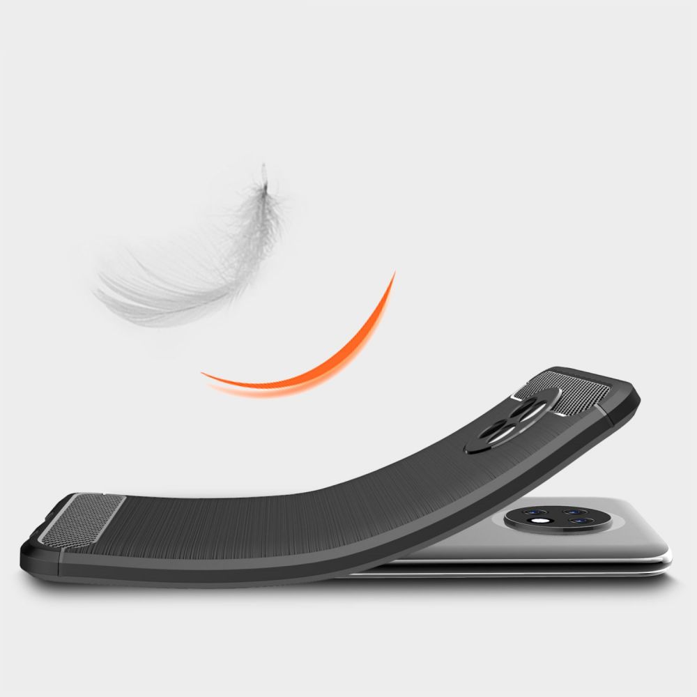 Pokrowiec etui Tech-Protect TPU Carbon czarne Xiaomi Redmi Note 9T / 5