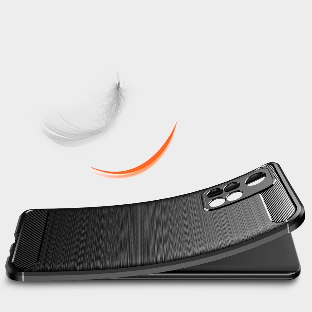 Pokrowiec etui Tech-Protect TPU Carbon Xiaomi czarne Xiaomi POCO M4 Pro 5G / 6
