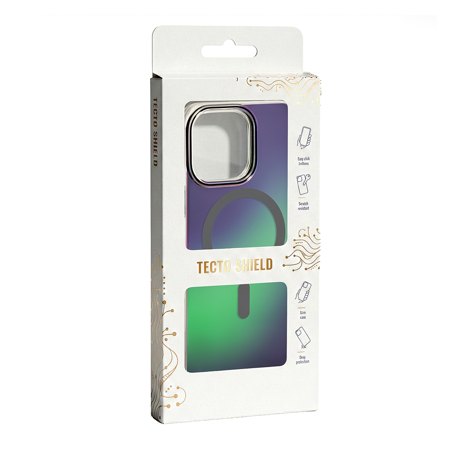 Pokrowiec etui Tecto Shield Aurora APPLE iPhone 11 / 7