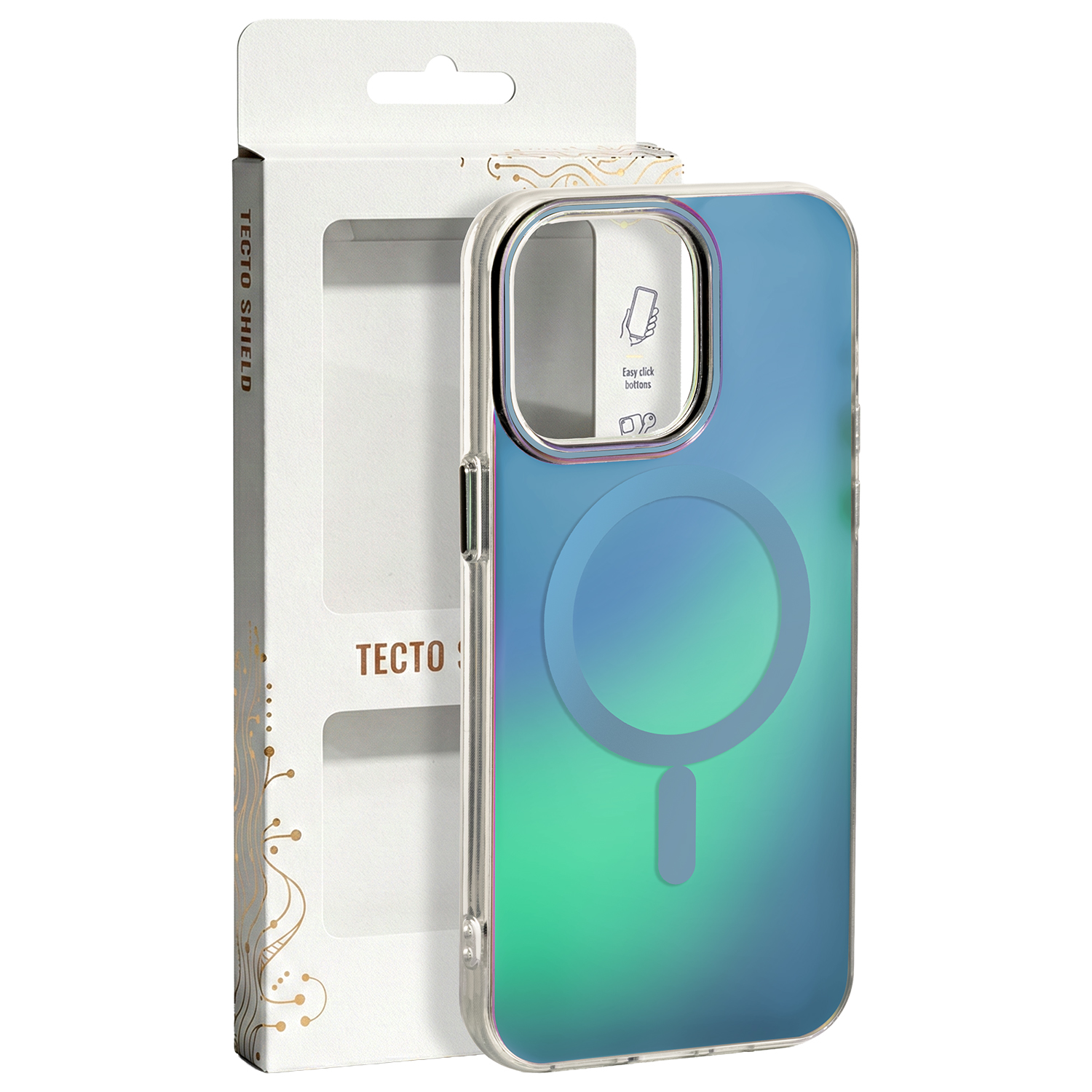Pokrowiec etui Tecto Shield Aurora niebieskie SAMSUNG Galaxy S26 Ultra Pokrowiec etui Tecto Shield Aurora niebieskie SAMSUNG Galaxy S26 Ultra