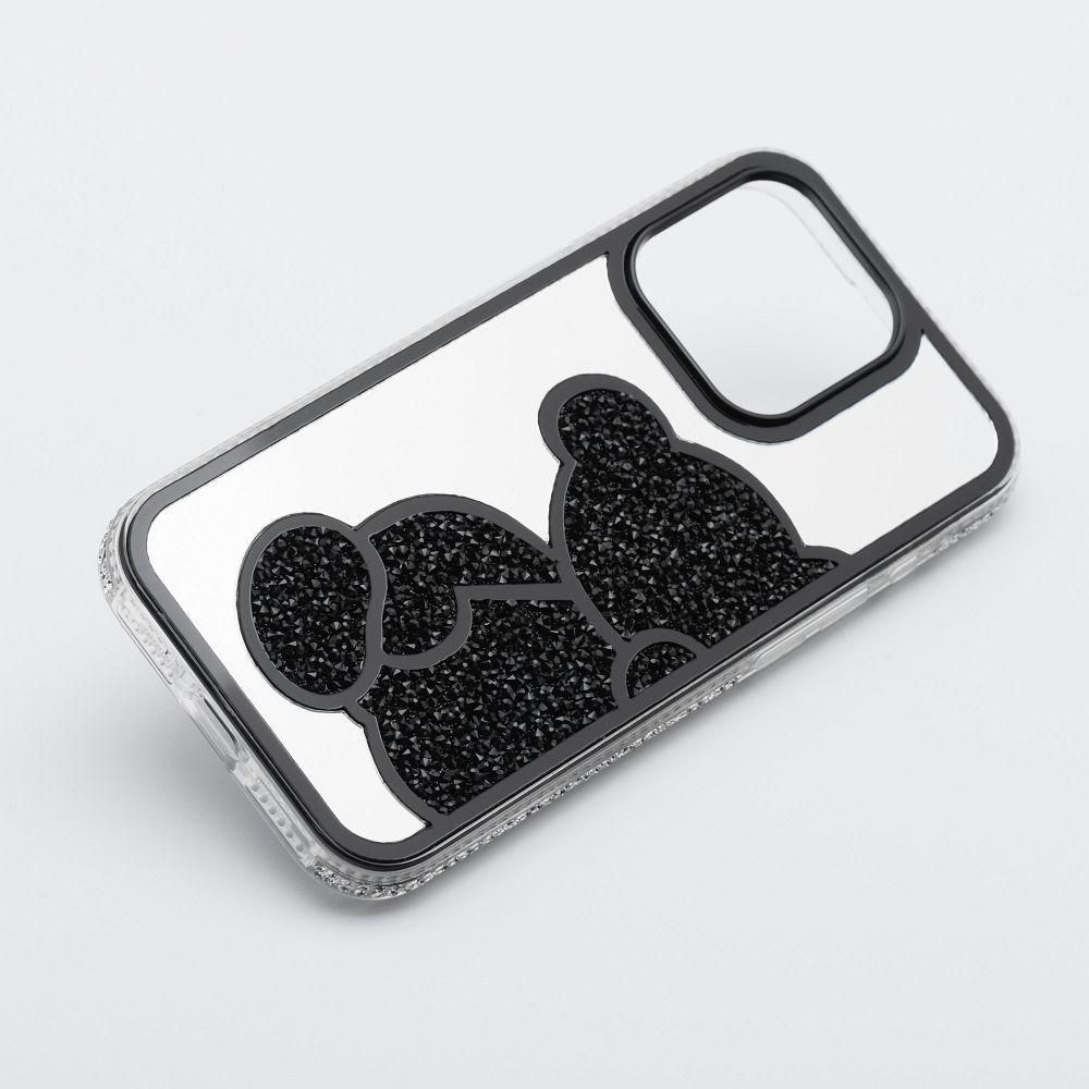 Pokrowiec Etui Teddy Bear czarne APPLE iPhone 11 / 4 Pokrowiec Etui Teddy Bear czarne APPLE iPhone 11 / 4