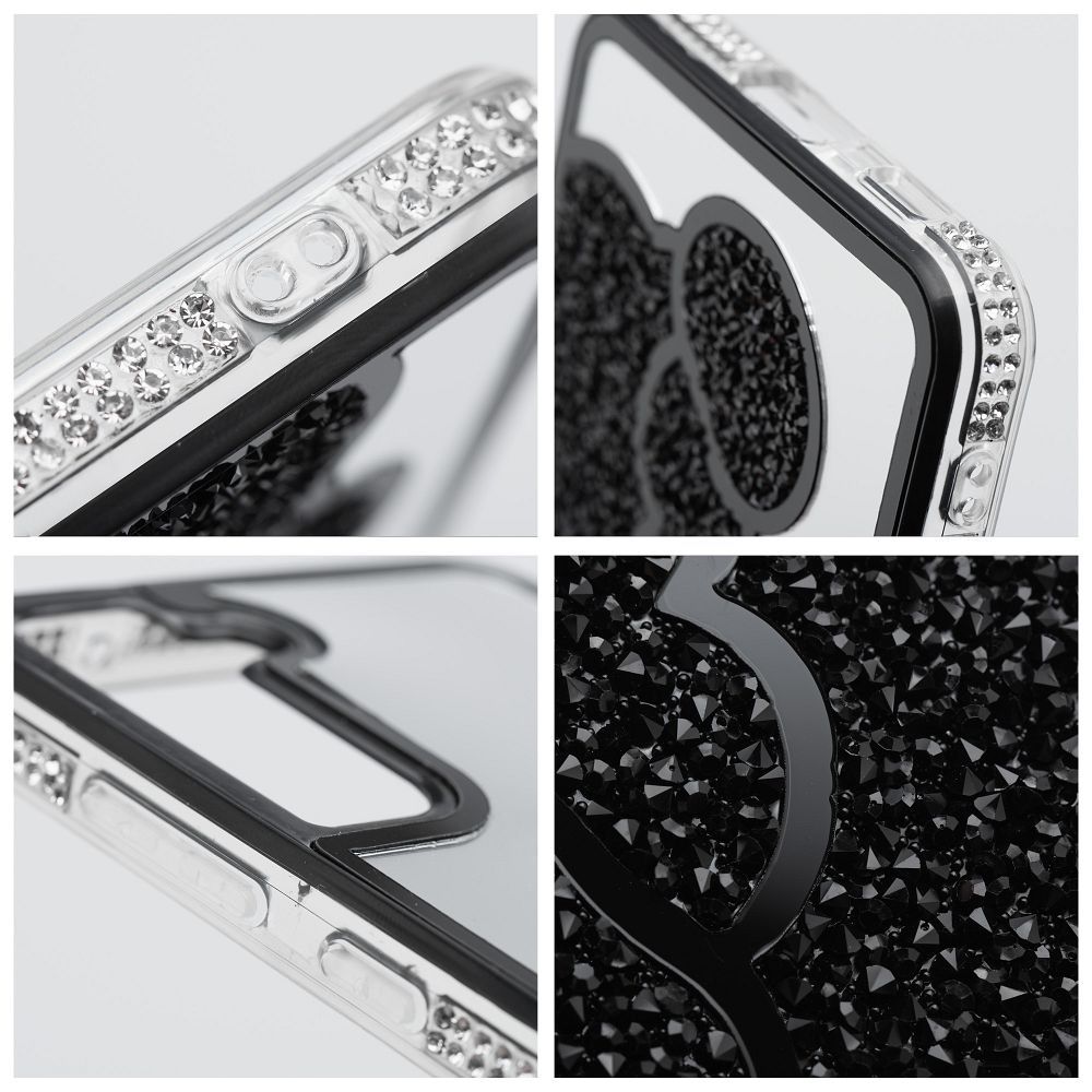 Pokrowiec Etui Teddy Bear czarne SAMSUNG Galaxy S26 Plus / 9