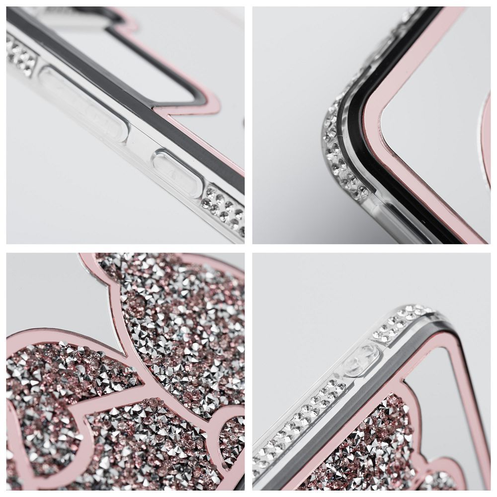 Pokrowiec Etui Teddy Bear r�owe SAMSUNG Galaxy A37 5G / 5