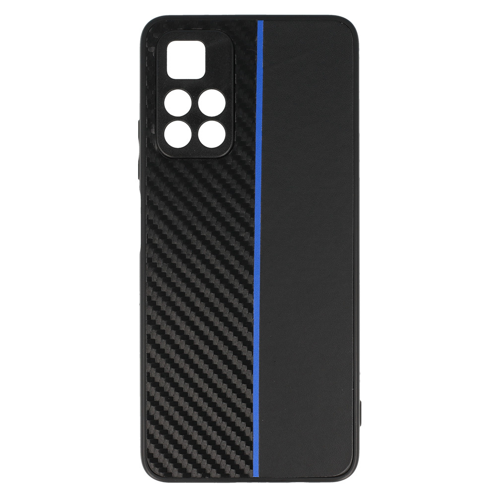 Pokrowiec etui Tel Protect Carbon Case z paskiem niebieskie Xiaomi Redmi Note 11S 5G / 2