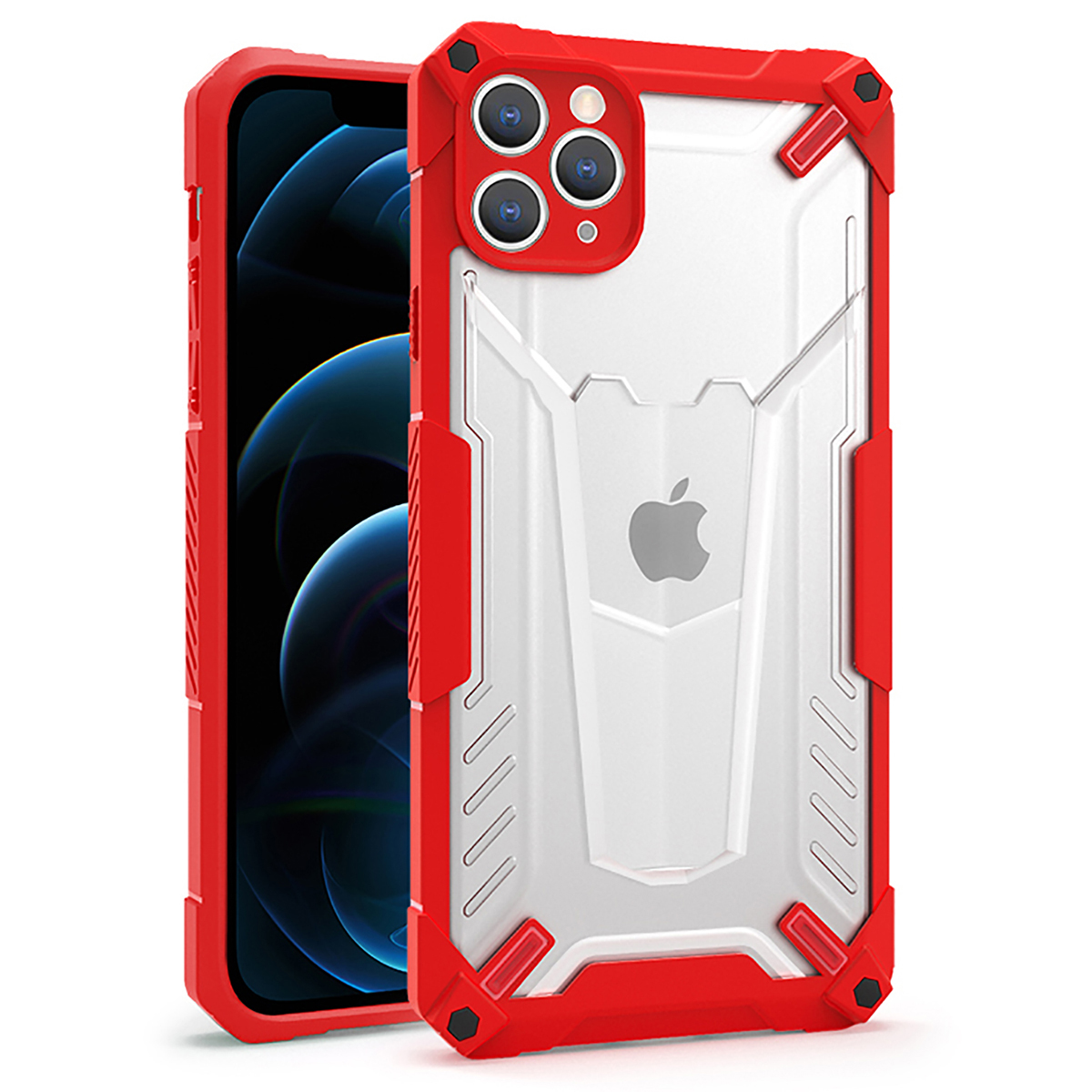 Pokrowiec etui Tel Protect Hybrid Case czerwone APPLE iPhone 8