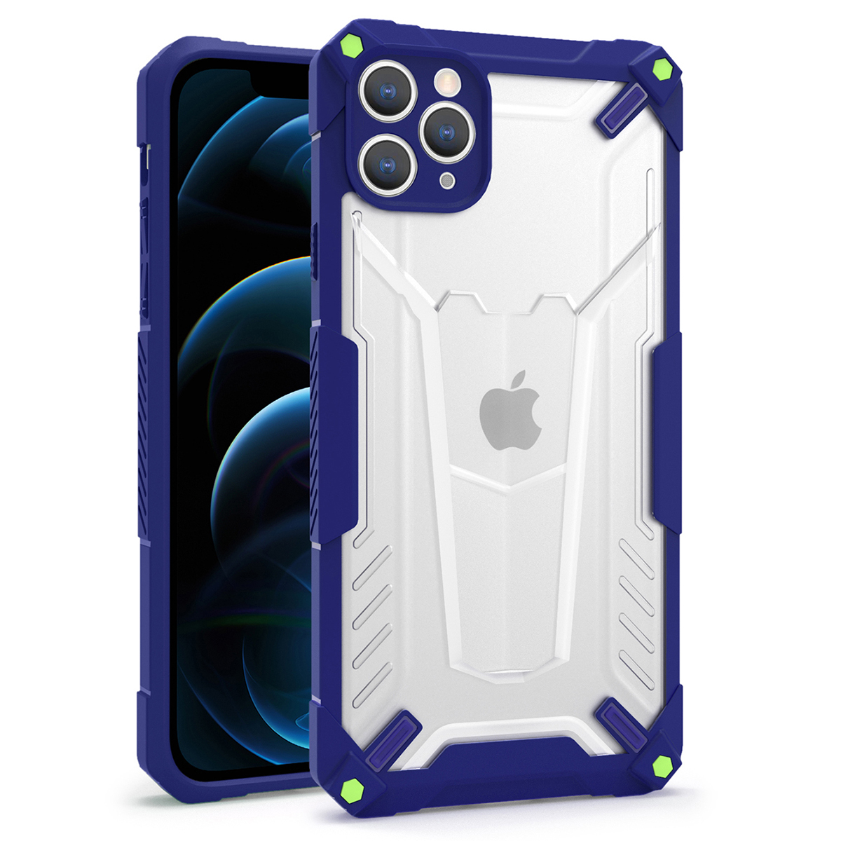 Pokrowiec etui Tel Protect Hybrid Case granatowe APPLE iPhone 12 Pro Max