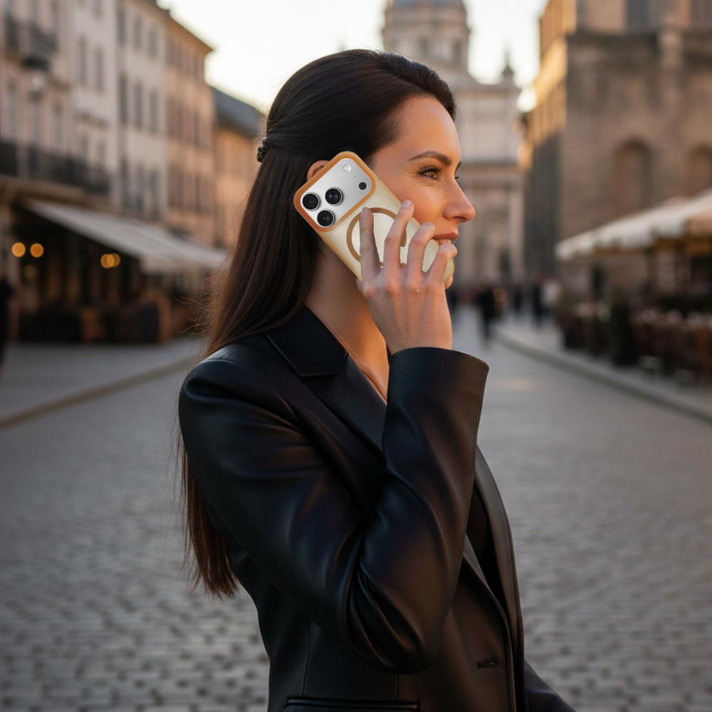 Pokrowiec etui Tel Protect Mist Matte Magsafe Case brązowe APPLE iPhone 16 / 6 Pokrowiec etui Tel Protect Mist Matte Magsafe Case brązowe APPLE iPhone 16 / 6