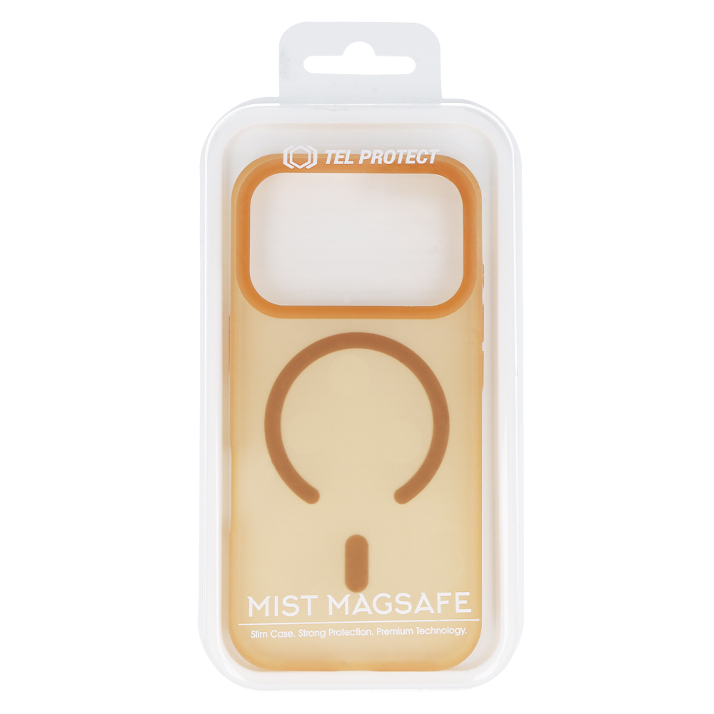 Pokrowiec etui Tel Protect Mist Matte Magsafe Case brązowe APPLE iPhone 17 / 7 Pokrowiec etui Tel Protect Mist Matte Magsafe Case brązowe APPLE iPhone 17 / 7