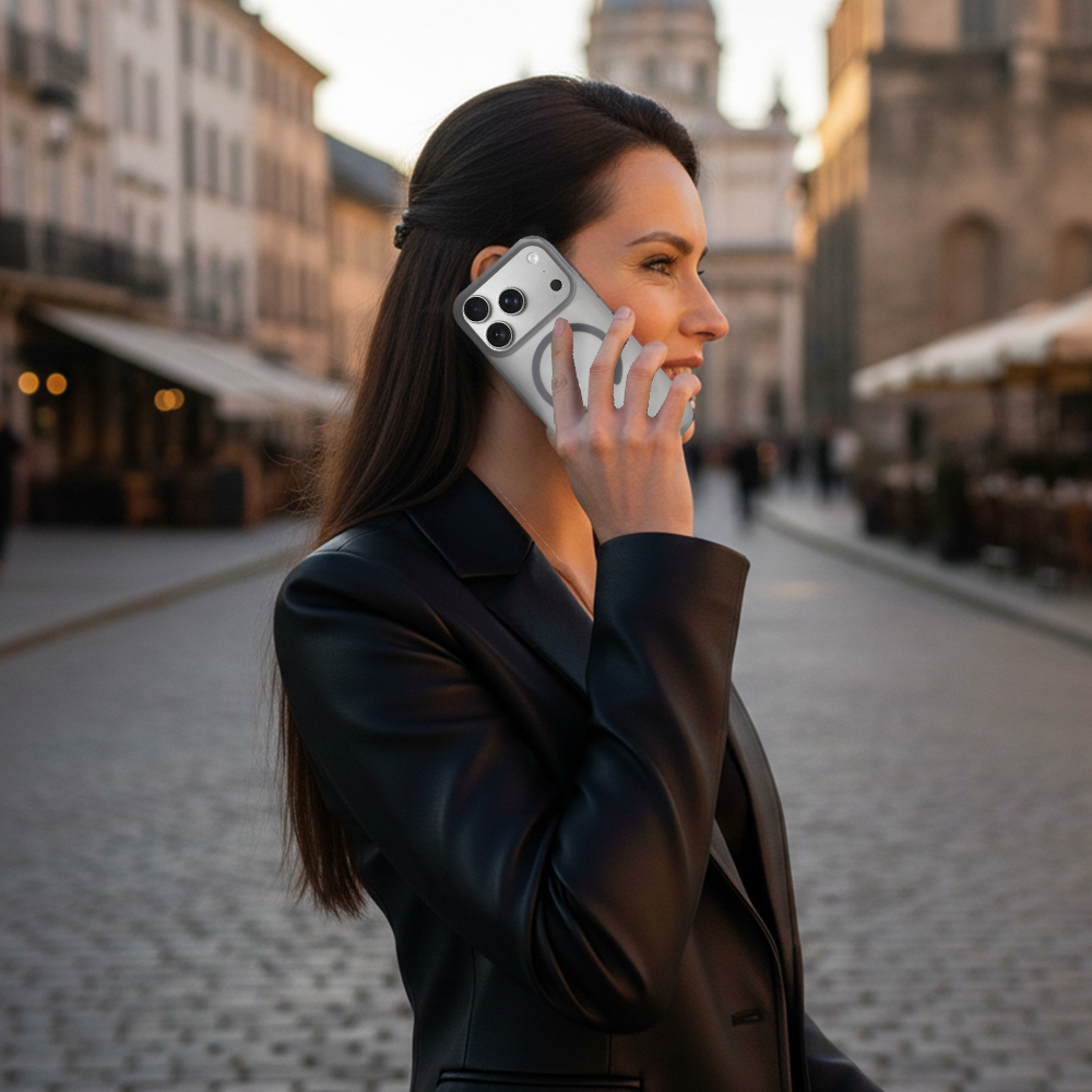 Pokrowiec etui Tel Protect Mist Matte Magsafe Case szare SAMSUNG Galaxy S24 / 6