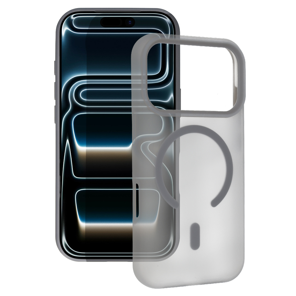 Pokrowiec etui Tel Protect Mist Matte Magsafe Case szare SAMSUNG Galaxy S25