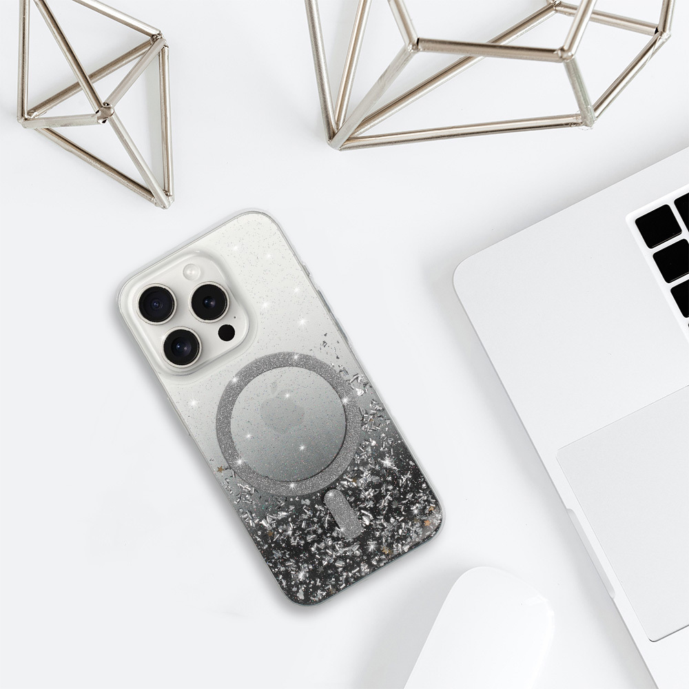 Pokrowiec etui Tel Protect Moonlite Magsafe Case czarne APPLE iPhone 12 / 5 Pokrowiec etui Tel Protect Moonlite Magsafe Case czarne APPLE iPhone 12 / 5