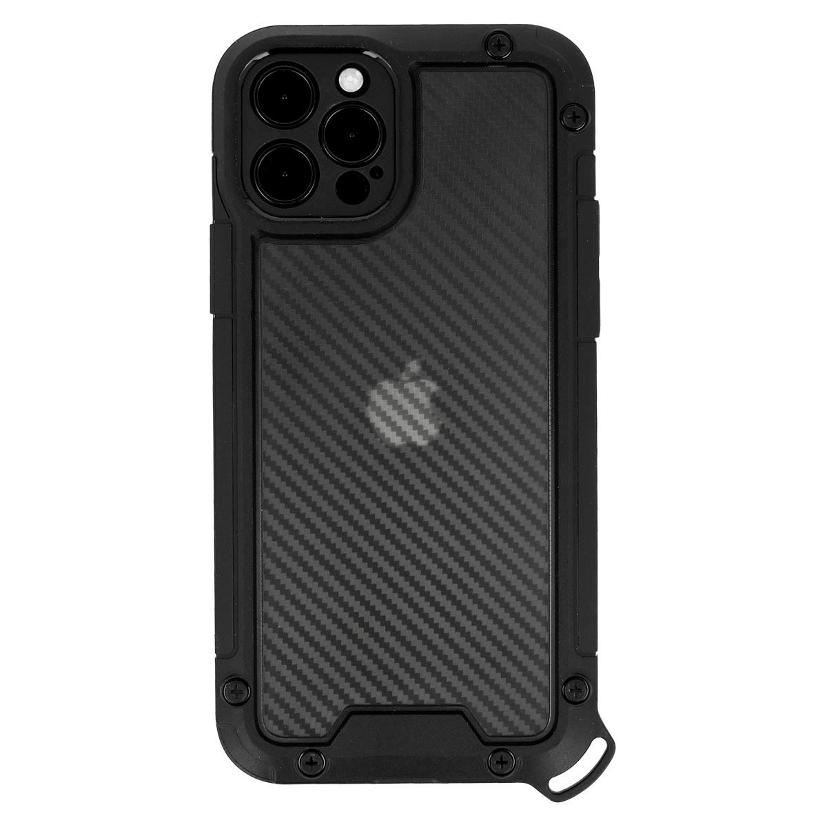 Pokrowiec etui Tel Protect Shield Case czarne APPLE iPhone 12 / 4