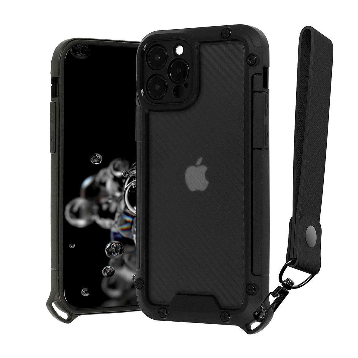 Pokrowiec etui Tel Protect Shield Case czarne APPLE iPhone 12 Pro Max
