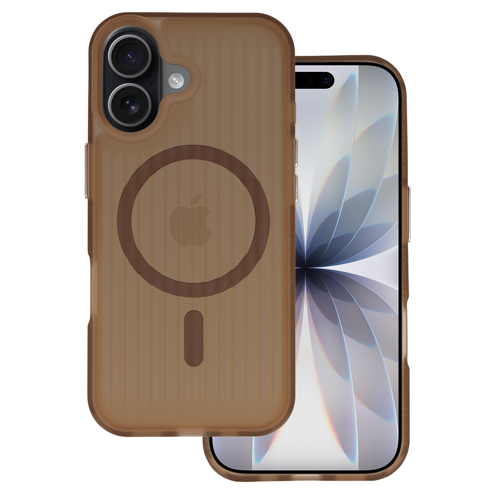 Pokrowiec etui Tel Protect Twist Magsafe Case br�zowe APPLE iPhone 17 Pro / 2