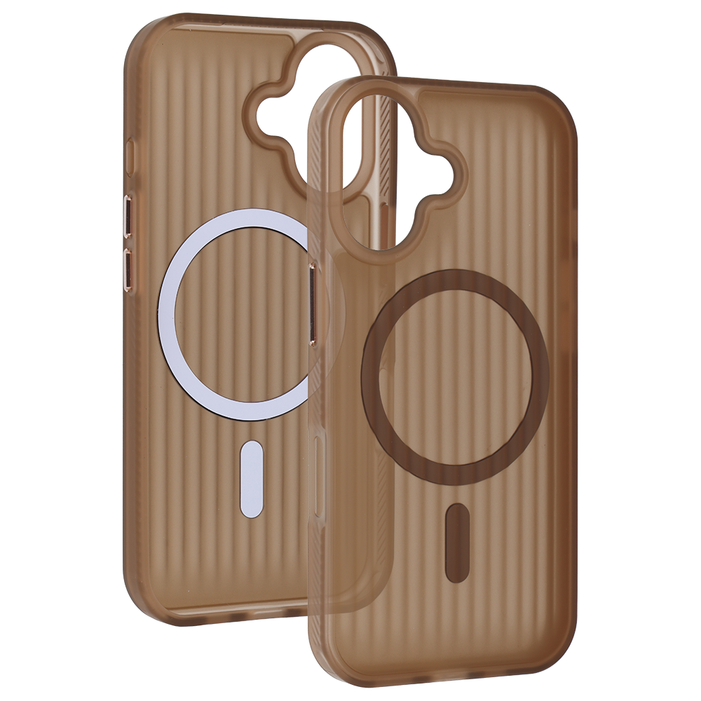 Pokrowiec etui Tel Protect Twist Magsafe Case br�zowe APPLE iPhone 17 Pro / 5