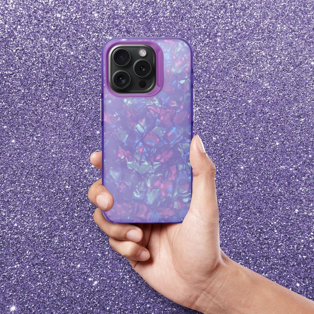 Pokrowiec etui TUTTI FRUTTI fioletowe APPLE iPhone 15 Pro Max / 3