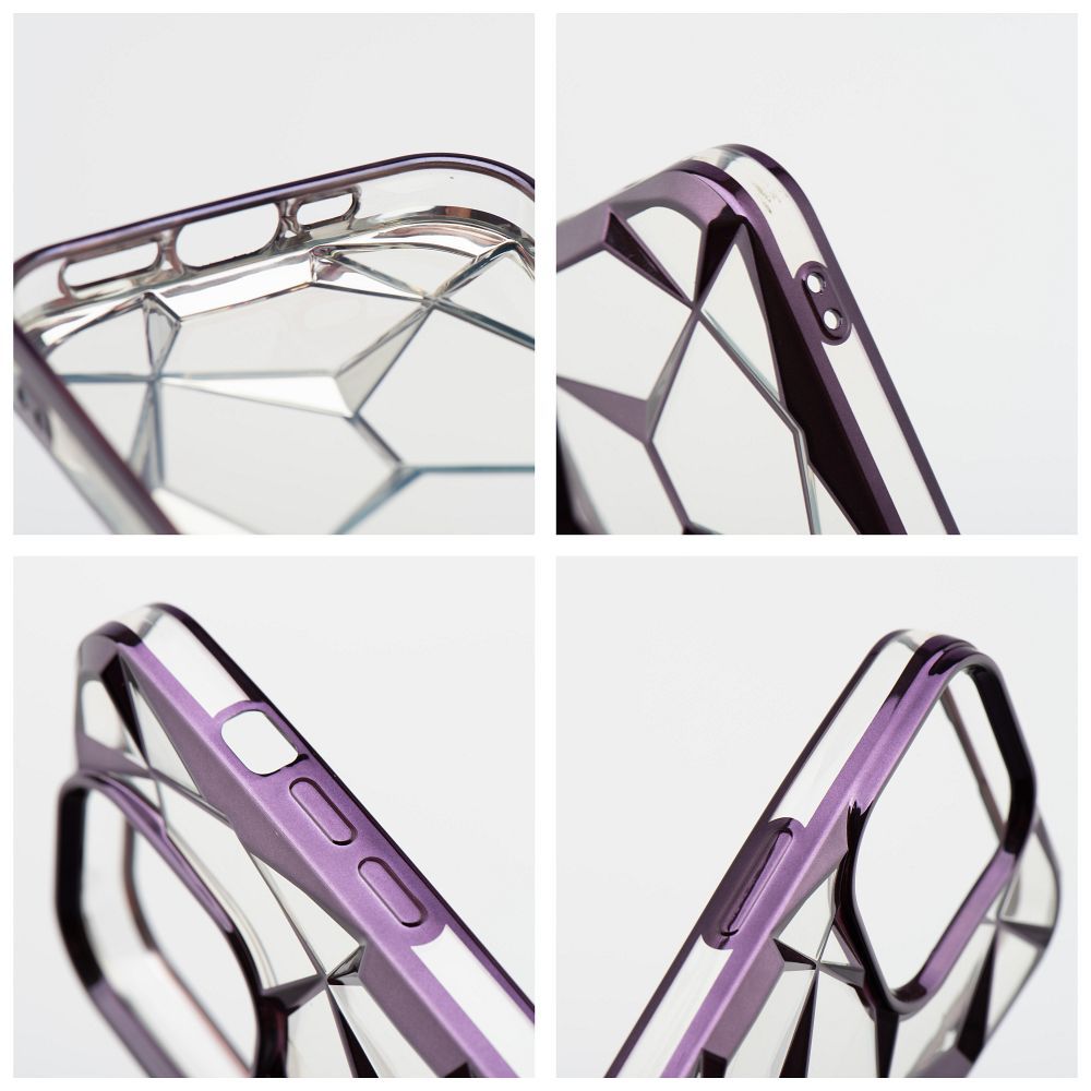 Pokrowiec etui TWINKI Case fioletowe APPLE iPhone 16 Plus / 11