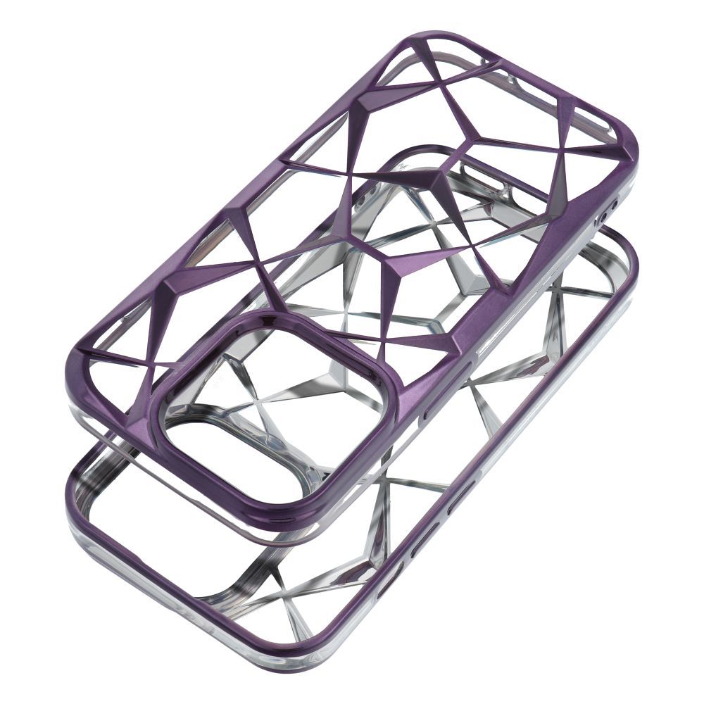 Pokrowiec etui TWINKI Case fioletowe APPLE iPhone 7 / 3