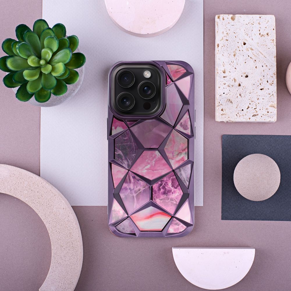 Pokrowiec etui TWINKI Case fioletowe APPLE iPhone 7 / 7