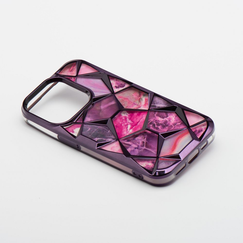 Pokrowiec etui TWINKI Case fioletowe APPLE iPhone 7 / 8
