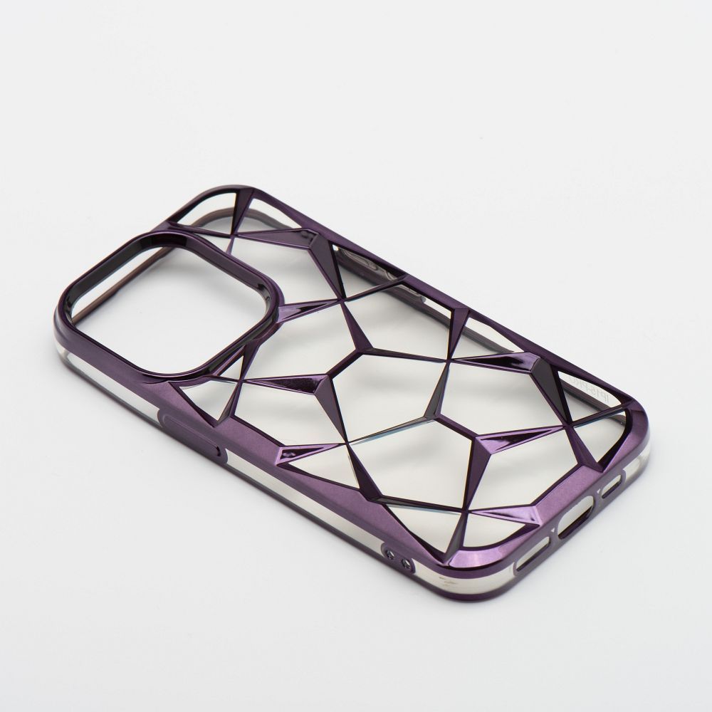 Pokrowiec etui TWINKI Case fioletowe APPLE iPhone 7 / 9