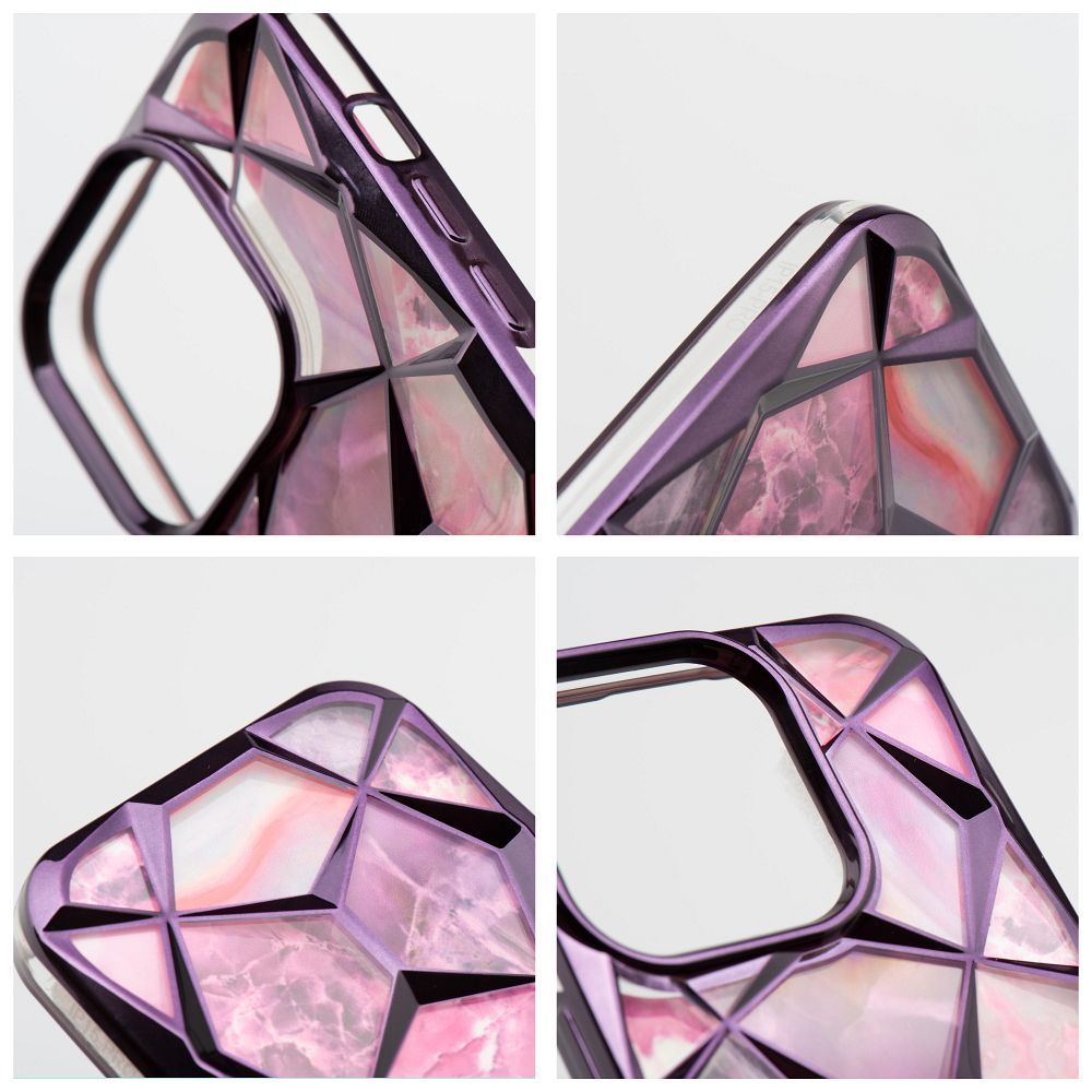 Pokrowiec etui TWINKI Case fioletowe APPLE iPhone 8 / 10