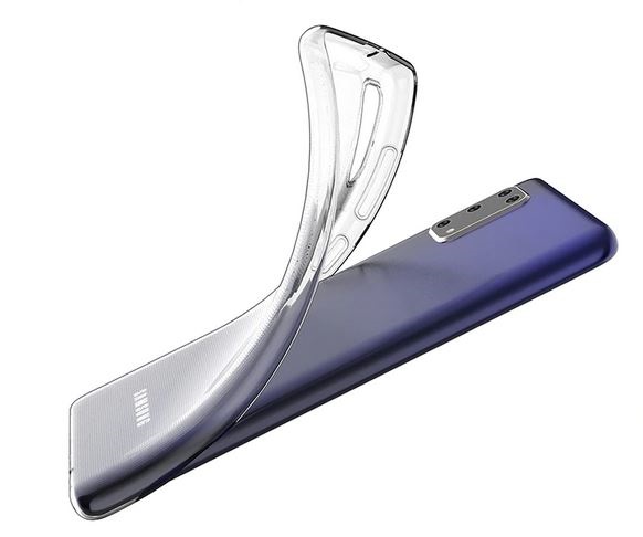 Pokrowiec silikonowe etui Back Case przeroczyste SAMSUNG Galaxy A41 / 2