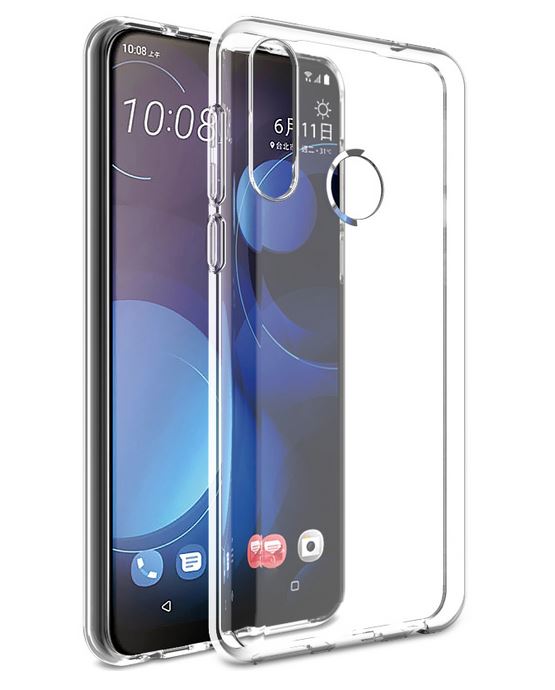 Pokrowiec silikonowe etui Back Case przeroczyste HTC Desire 19+ / 2