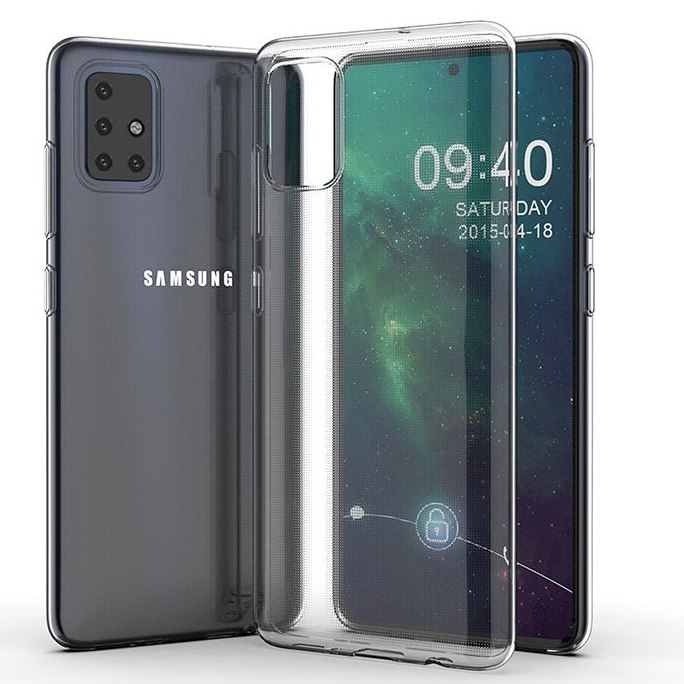 Pokrowiec silikonowe etui Back Case przeroczyste SAMSUNG Galaxy S20