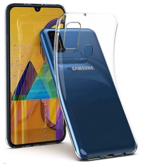 Pokrowiec silikonowe etui Back Case przeroczyste SAMSUNG Galaxy M21
