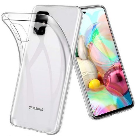Pokrowiec silikonowe etui Back Case przeroczyste SAMSUNG Galaxy M51