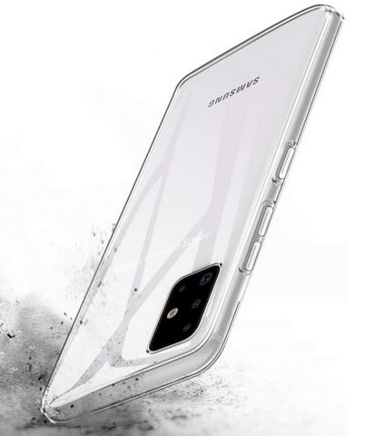 Pokrowiec silikonowe etui Back Case przeroczyste SAMSUNG Galaxy M51 / 3