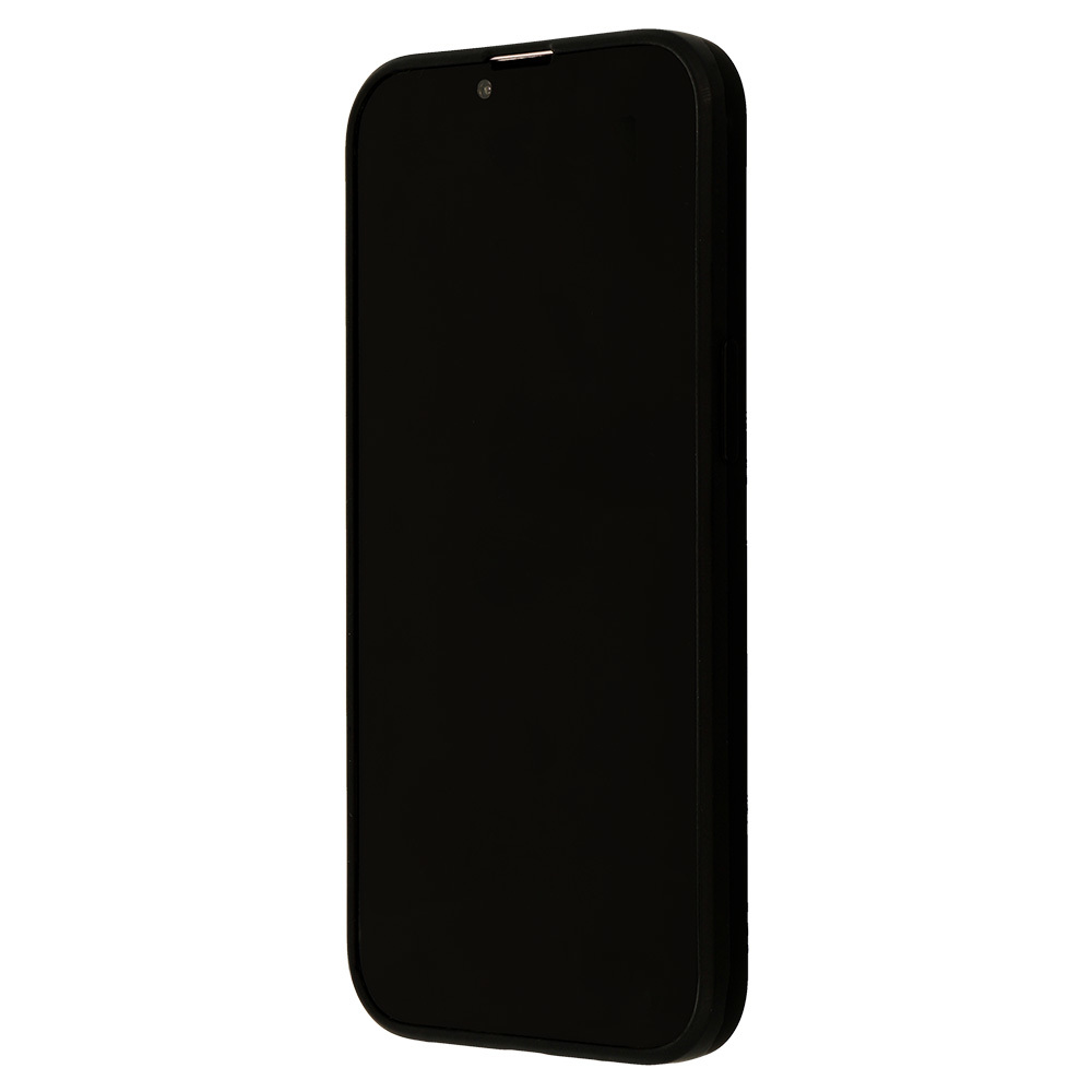 Pokrowiec etui Vennus Silicone Heart Case czarne APPLE iPhone 12 Pro Max / 3