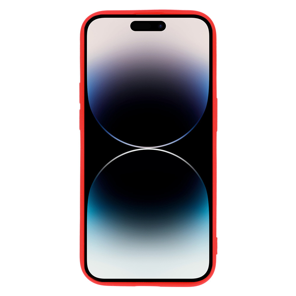 Pokrowiec etui Vennus Silicone Heart Case czerwone APPLE iPhone 14 Pro Max / 3