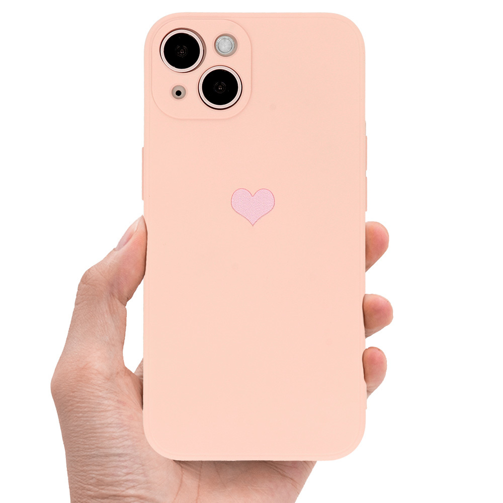 Pokrowiec etui Vennus Silicone Heart Case rowe APPLE iPhone 13 / 6