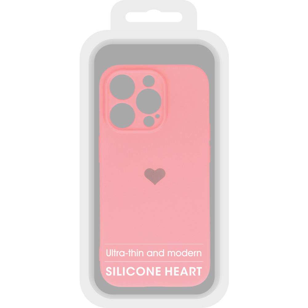 Pokrowiec etui Vennus Silicone Heart Case rowe APPLE iPhone 14 / 6