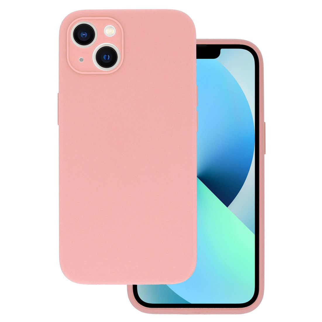 Pokrowiec etui Vennus Silicone Lite jasnorowe Xiaomi Redmi Note 10S