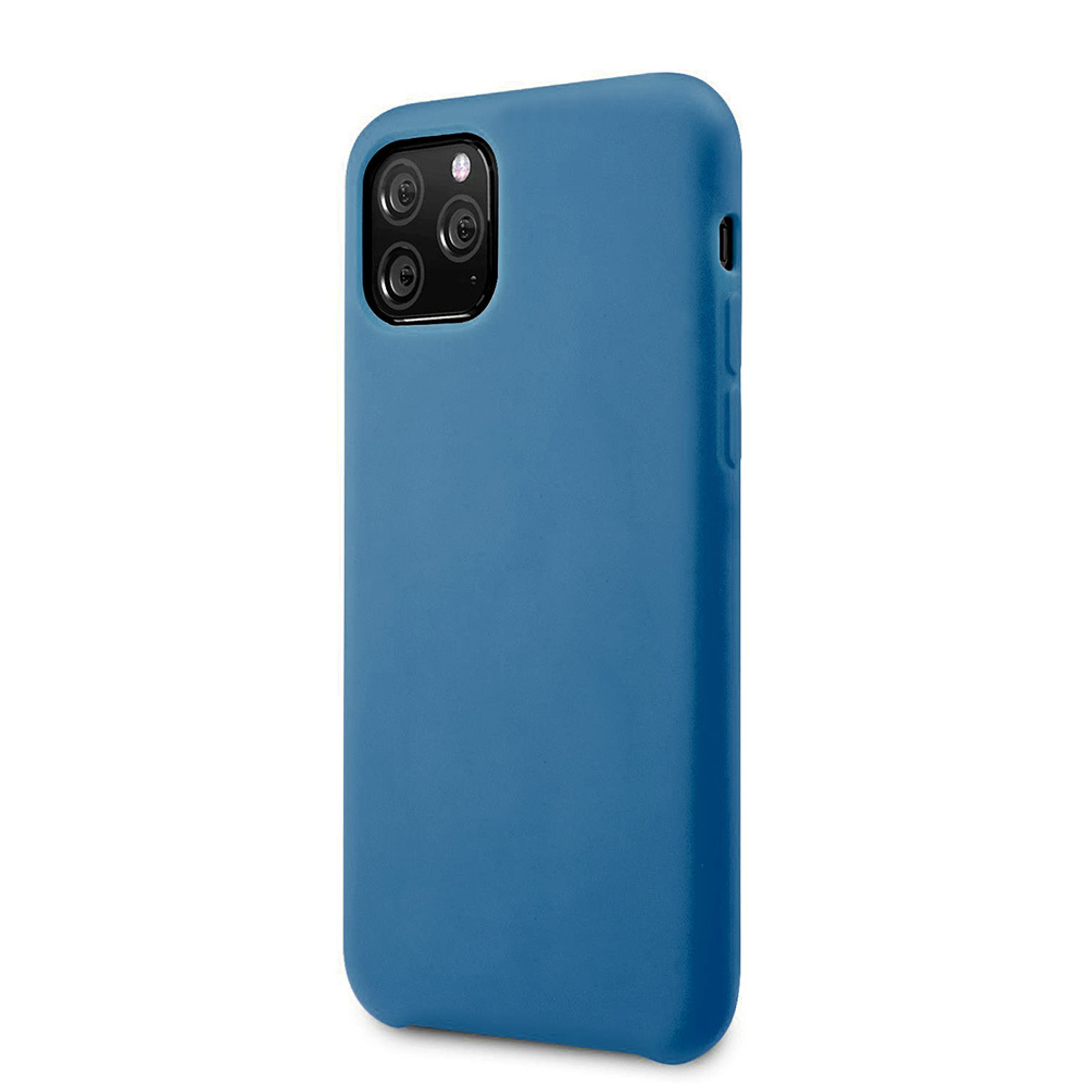 Pokrowiec etui Vennus Silicone Lite niebieskie Xiaomi Mi 8 Lite / 2